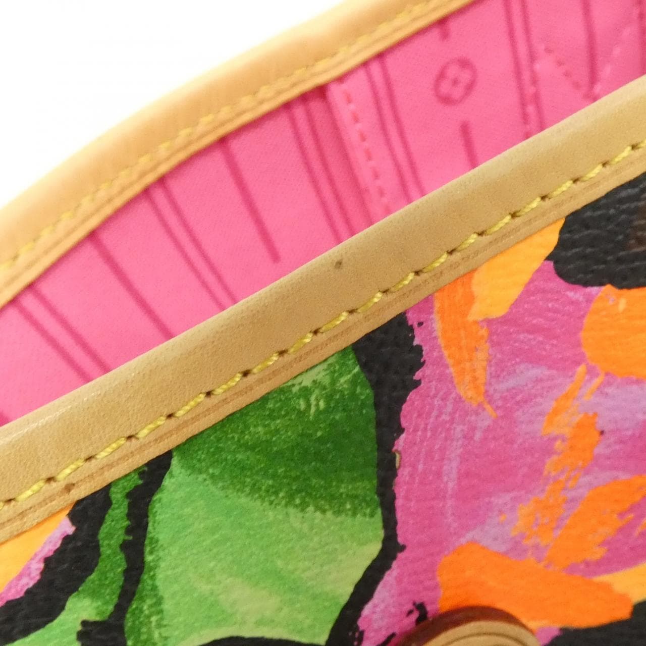 LOUIS VUITTON Neverfull M48613 Bag Monogram 黑色 Monogram 中古品A - 縮圖 3