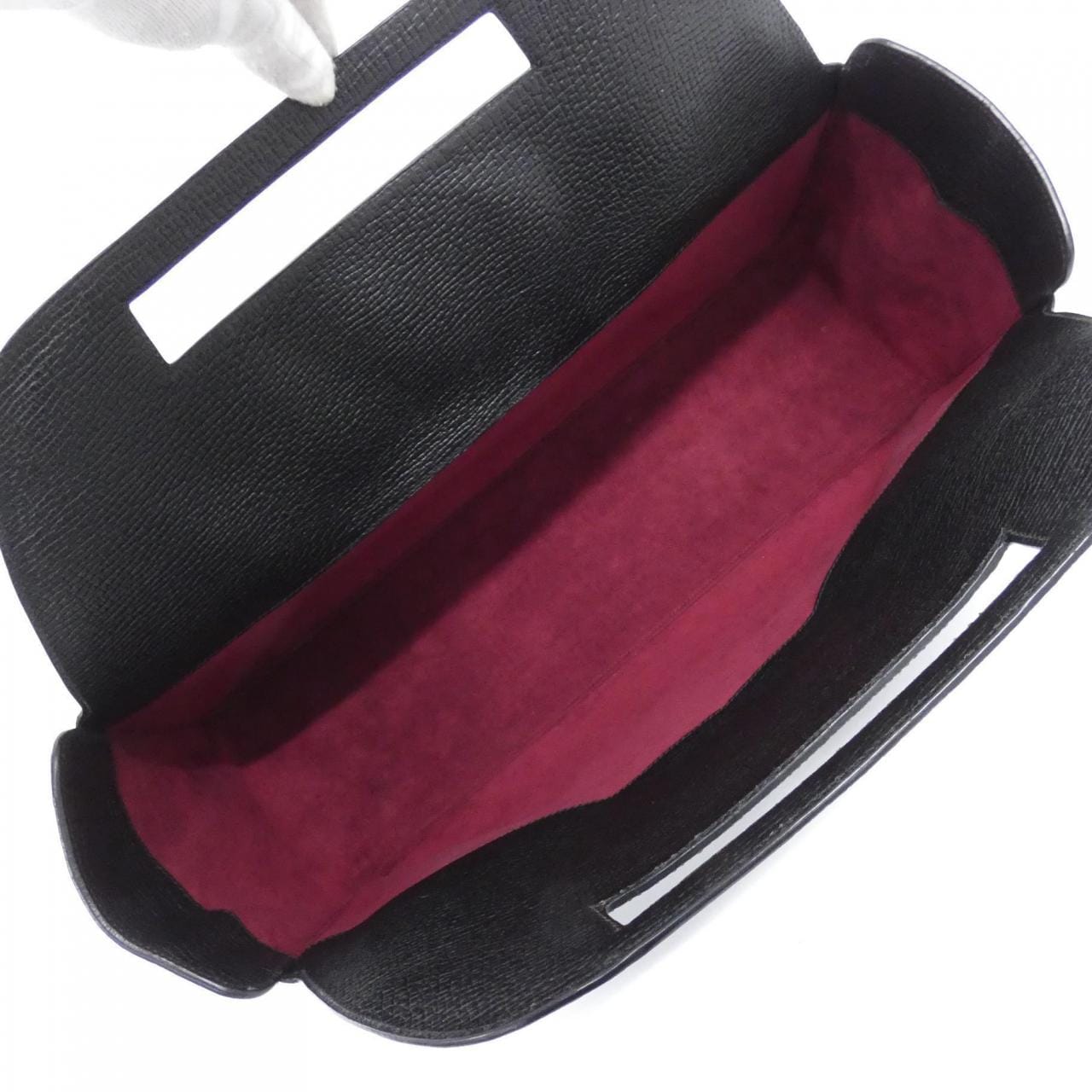 LOEWE Bag Leather 黑色 皮革 中古品A - 縮圖 9