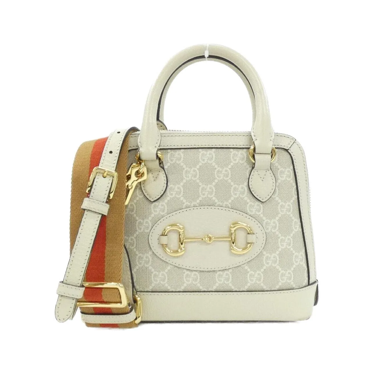 GUCCI Horsebit 1955 677212 UULAG Handbag Canvas