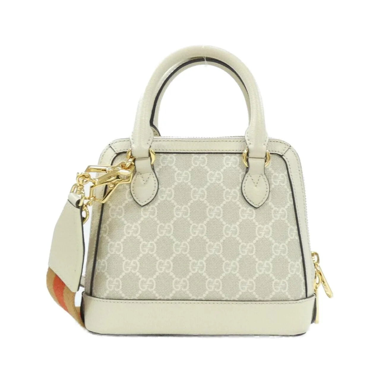 GUCCI Horsebit 1955 677212 UULAG Handbag Canvas Black Canvas Rank A - Thumbnail 2