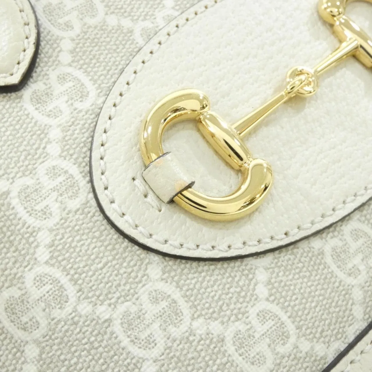 GUCCI Horsebit 1955 677212 UULAG Handbag Canvas Black Canvas Rank A - Thumbnail 5