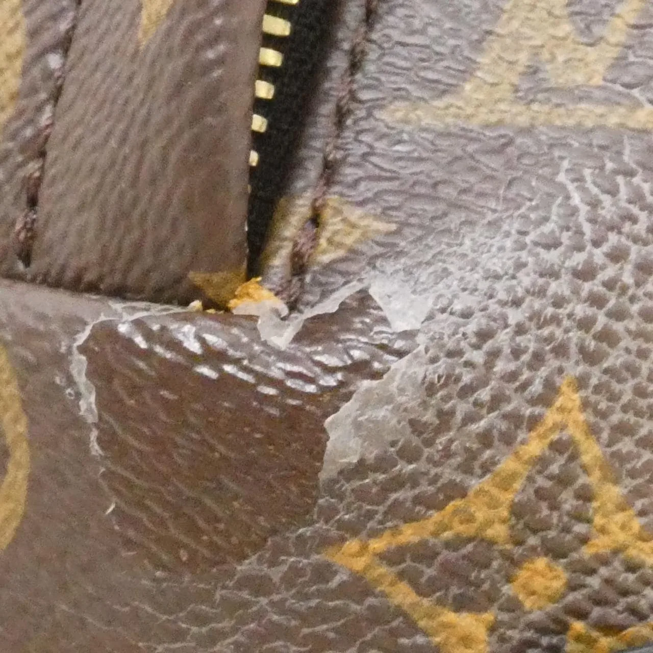 LOUIS VUITTON Palm Springs M41561 Backpack Monogram 黑色 Monogram 中古品B - 縮圖 5