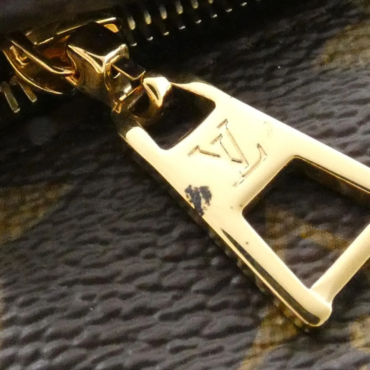 LOUIS VUITTON Palm Springs M41561 Backpack Monogram 黑色 Monogram 中古品B - 縮圖 7