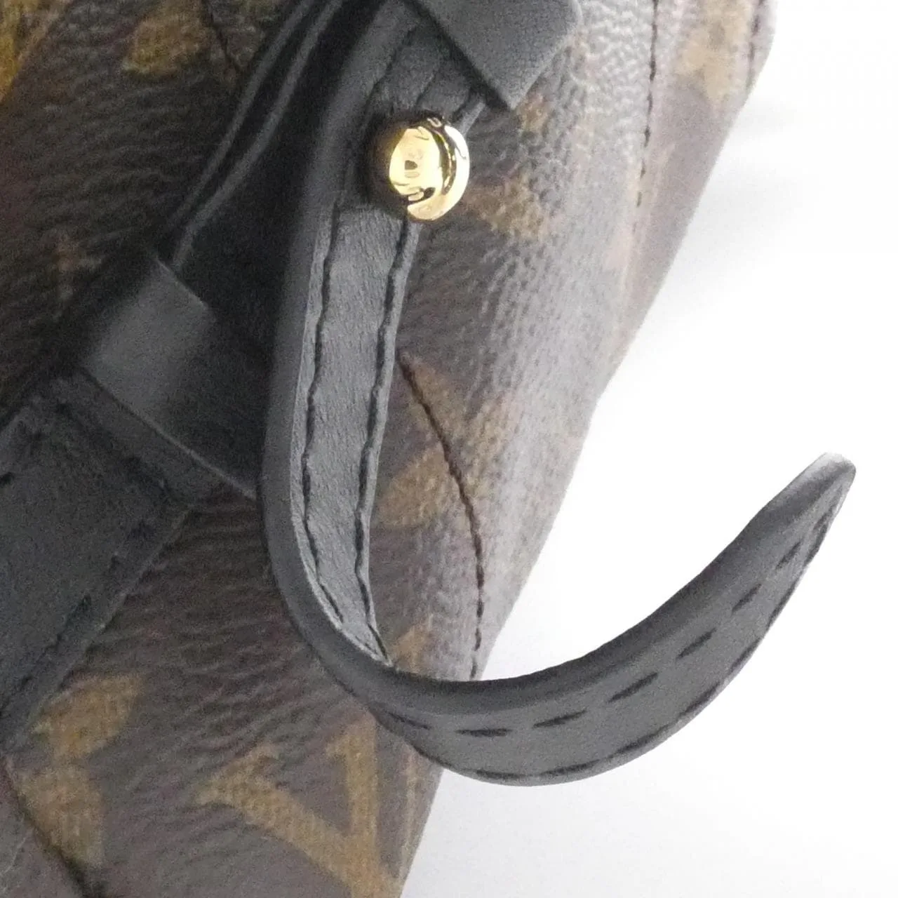 LOUIS VUITTON Palm Springs M41561 Backpack Monogram 黑色 Monogram 中古品B - 縮圖 9