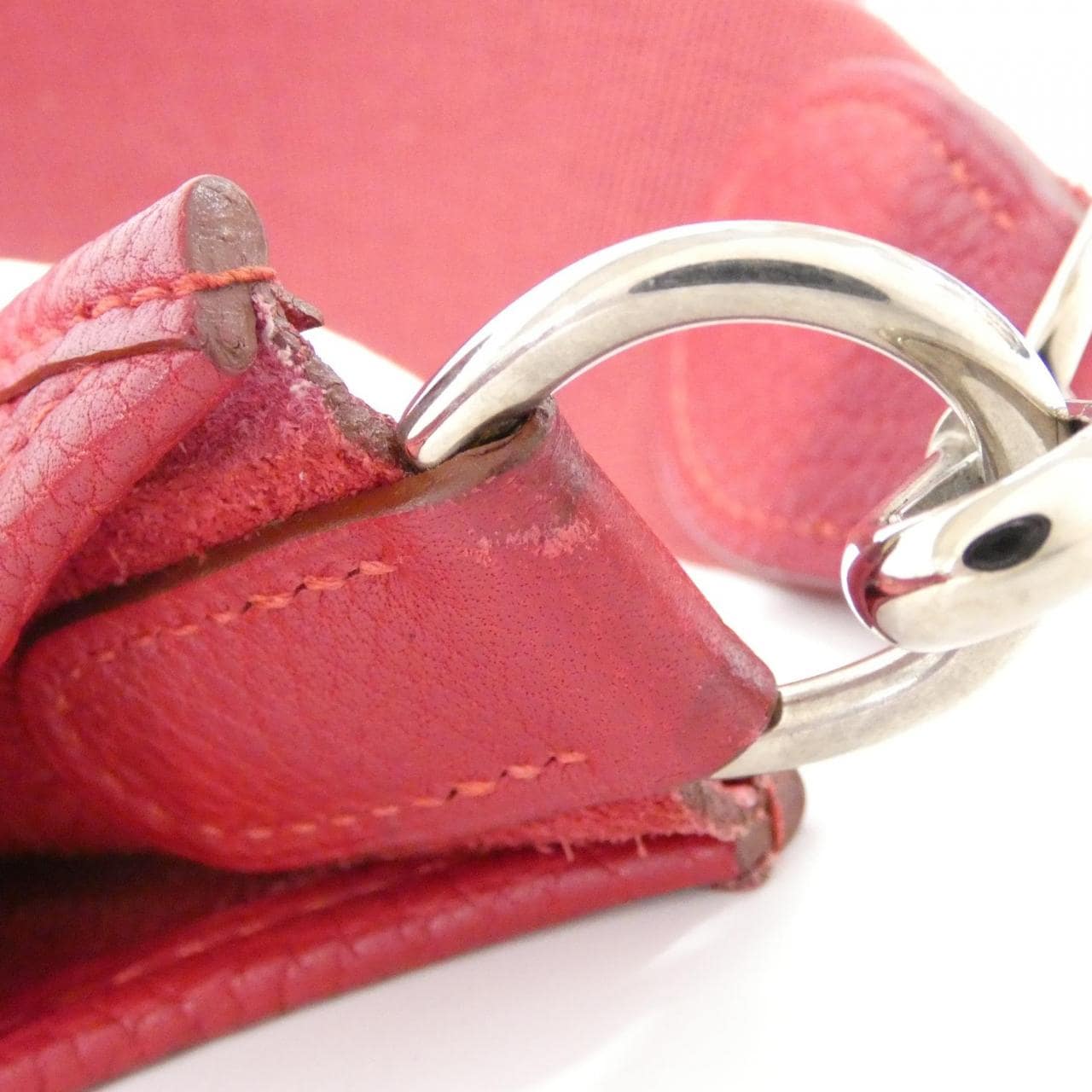 HERMES HERMÈS Evelyne Shoulder Bag Rouge 中古品A - 縮圖 7