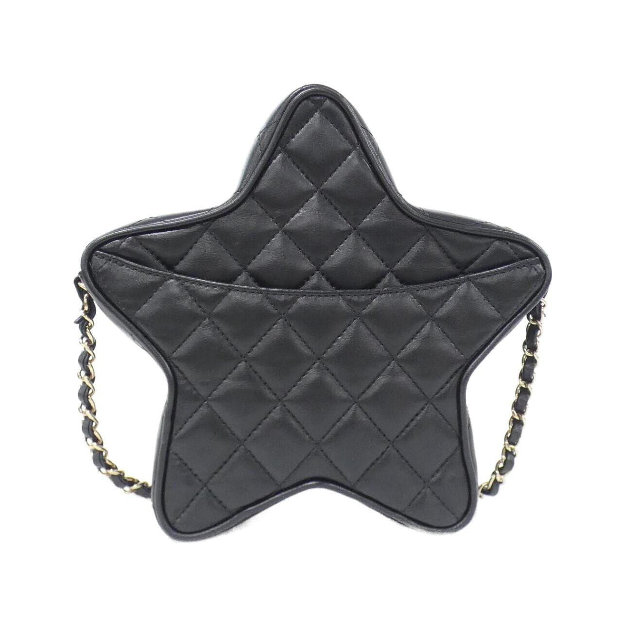 CHANEL AS4579 Shoulder Lambskin 黑色 羊皮 中古品A - 縮圖 2