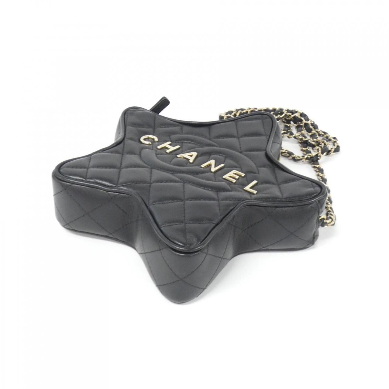 CHANEL AS4579 Shoulder Lambskin 黑色 羊皮 中古品A - 縮圖 3