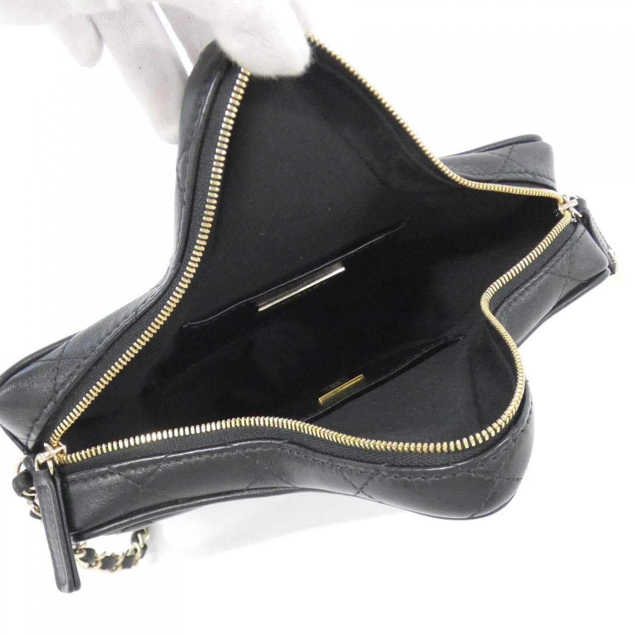 CHANEL AS4579 Shoulder Lambskin 黑色 羊皮 中古品A - 縮圖 10