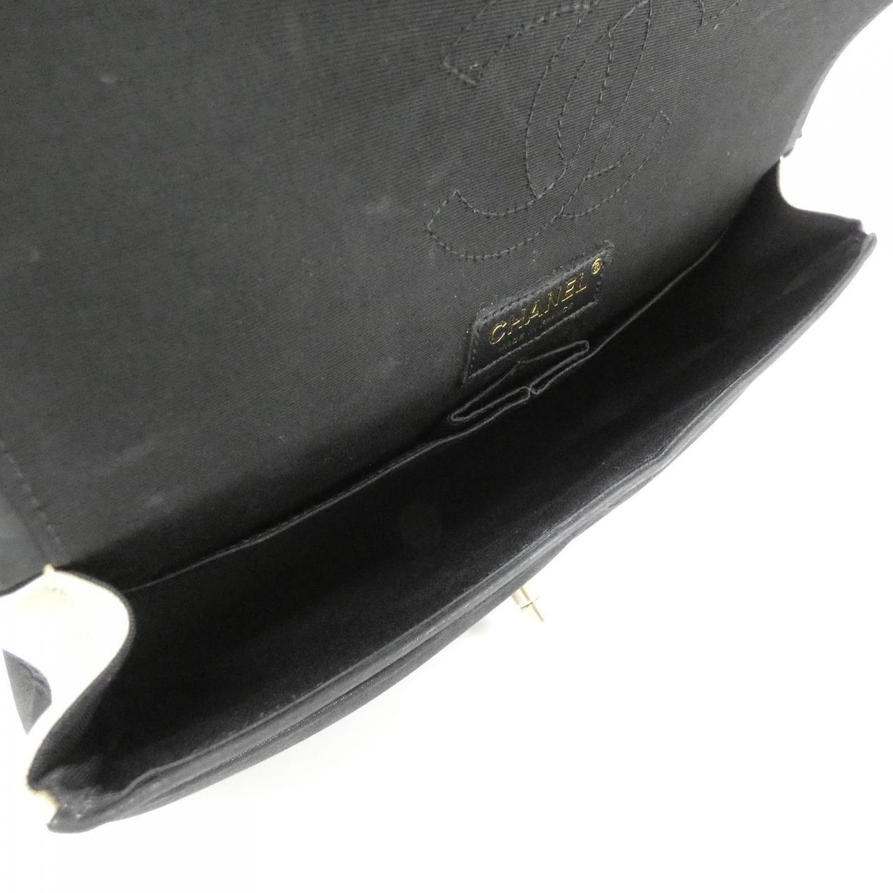 CHANEL Matelasse 1112 Shoulder Grained Calfskin Black Grained Calfskin Rank A - Thumbnail 9