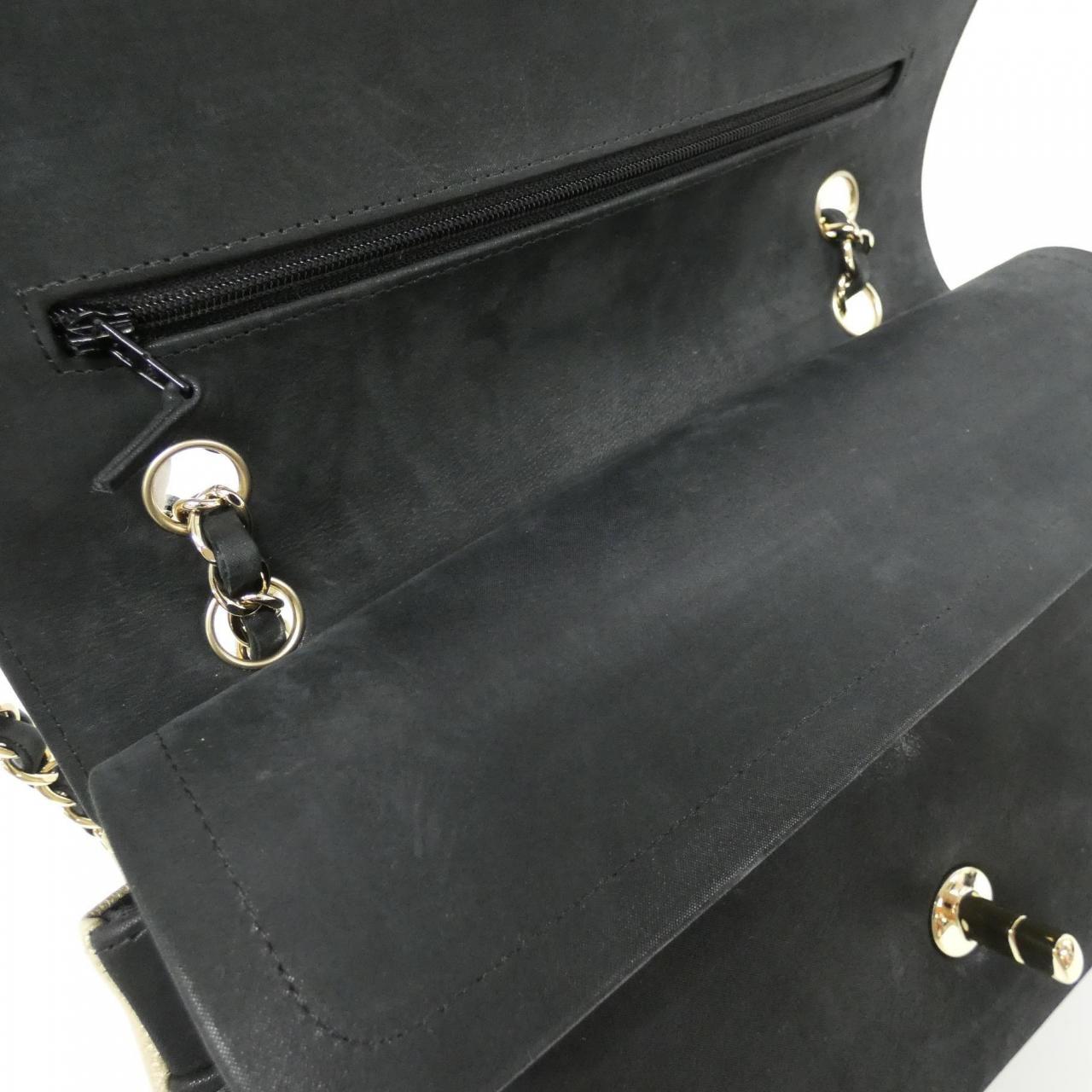 CHANEL Matelasse 1112 Shoulder Grained Calfskin Black Grained Calfskin Rank A - Thumbnail 10