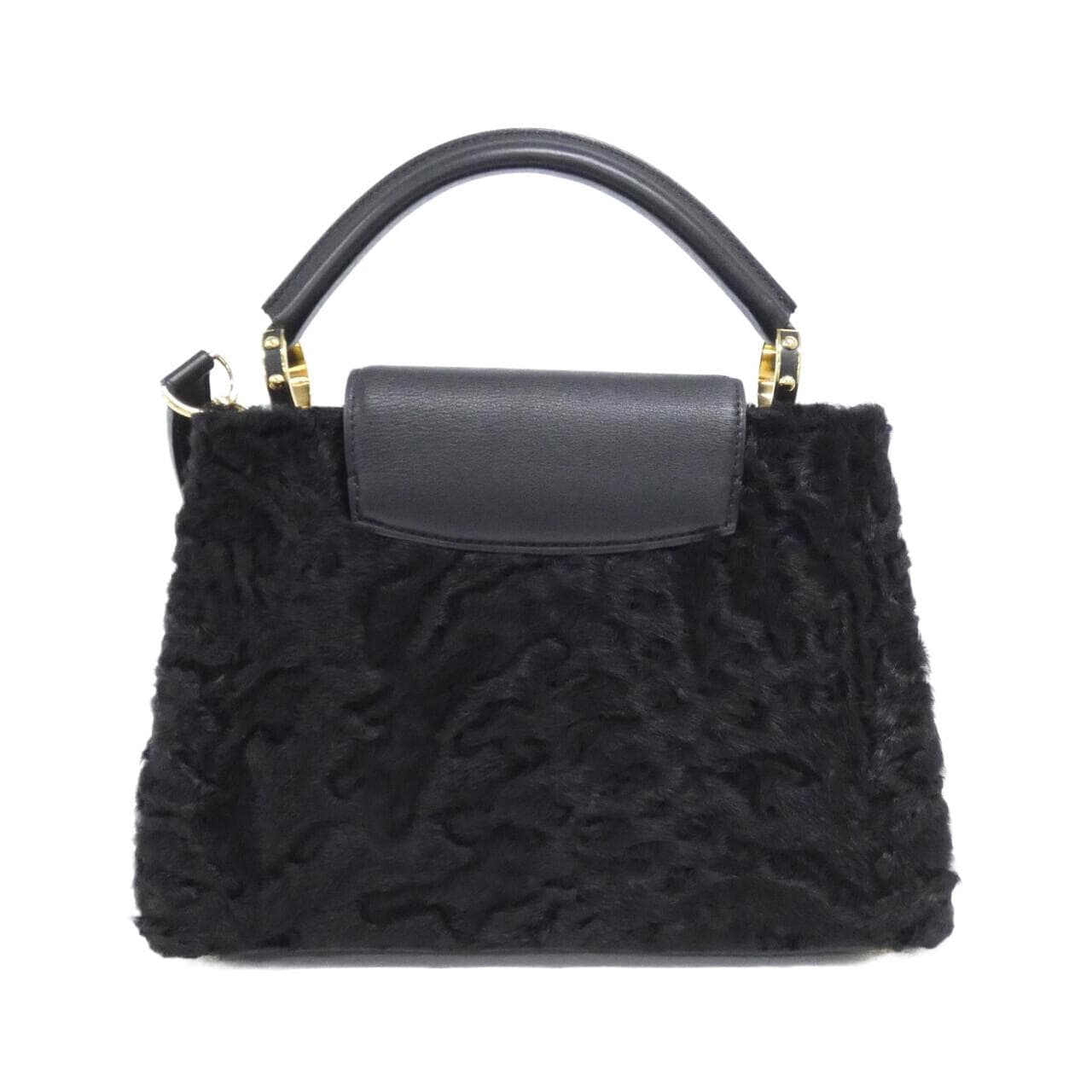 LOUIS VUITTON Capucines M50394 Bag 黑色 中古品A - 縮圖 2