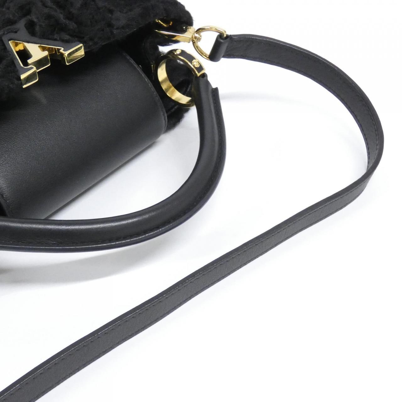 LOUIS VUITTON Capucines M50394 Bag 黑色 中古品A - 縮圖 5