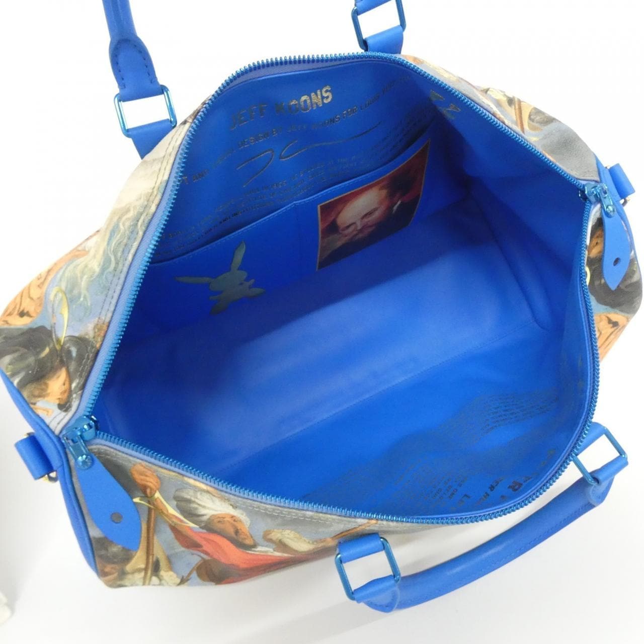 LOUIS VUITTON Keepall M43344 Boston Bag Monogram Blue Monogram Rank A - Thumbnail 8