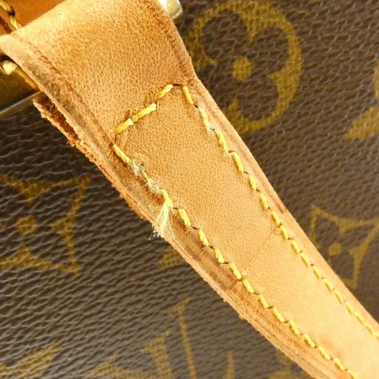 LOUIS VUITTON M51172 Handbag Monogram 黑色 Monogram 中古品B - 縮圖 3