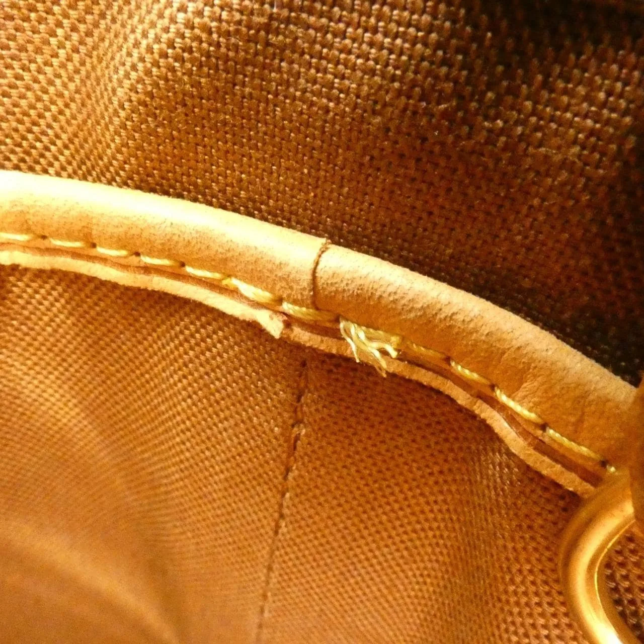 LOUIS VUITTON M51172 Handbag Monogram 黑色 Monogram 中古品B - 縮圖 8