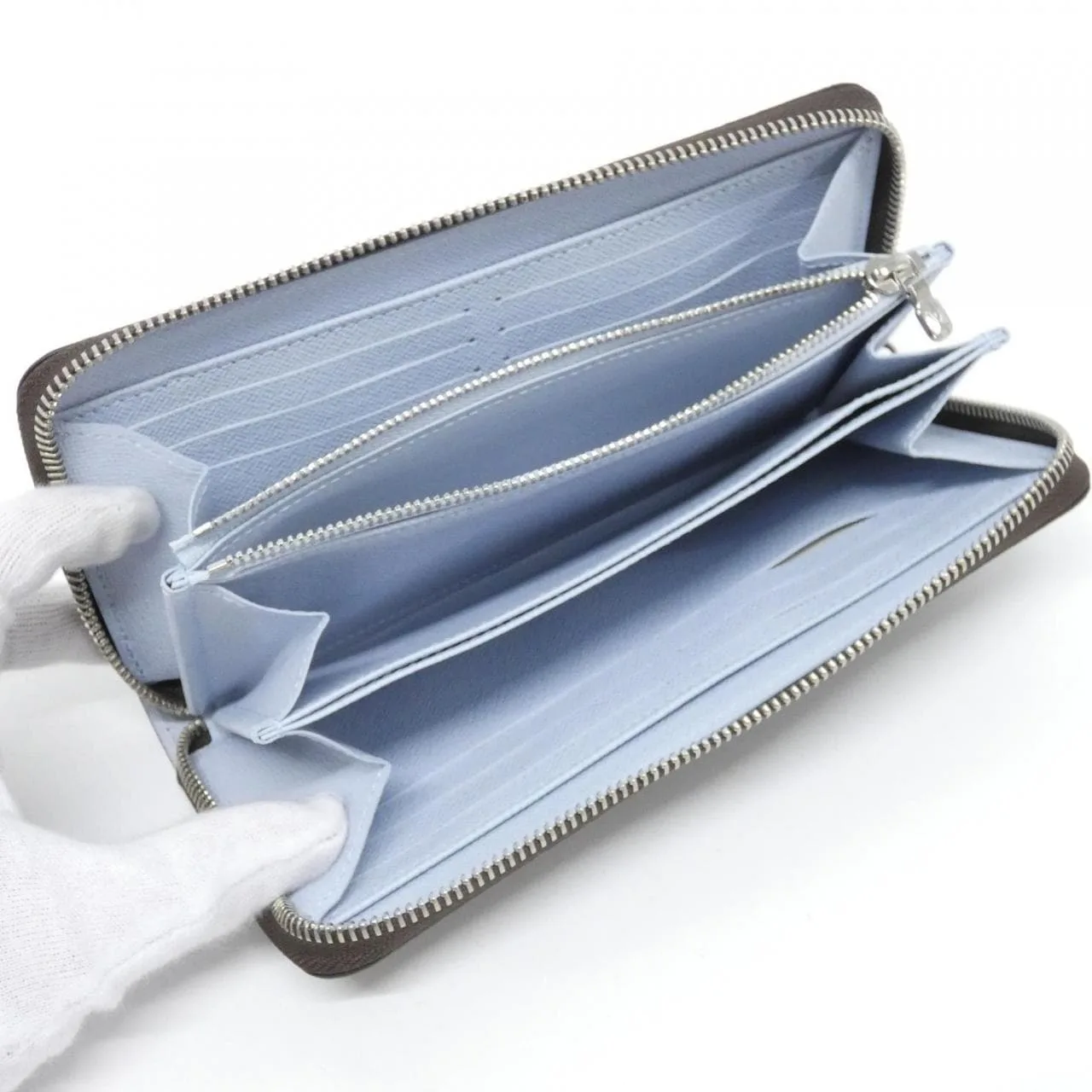 LOUIS VUITTON M11776 Wallet Monogram Blue Monogram Rank A - Thumbnail 4