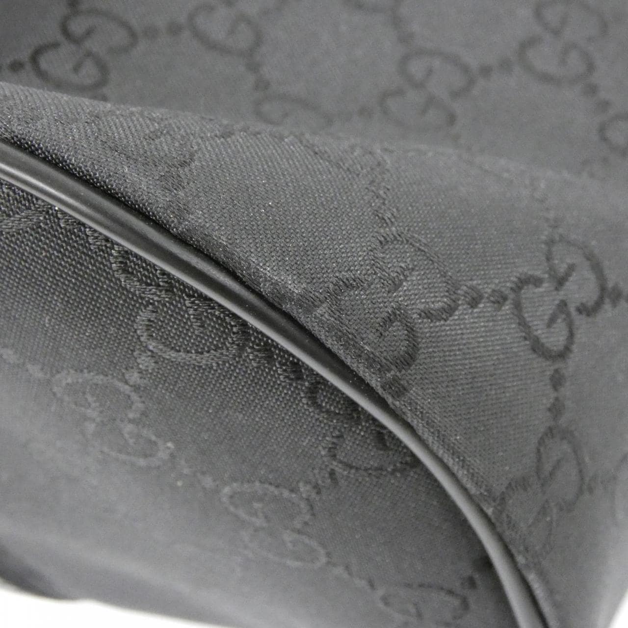 GUCCI GG Supreme 449182 G1XHN Shoulder Bag Nylon 黑色 尼龍 中古品A - 縮圖 3