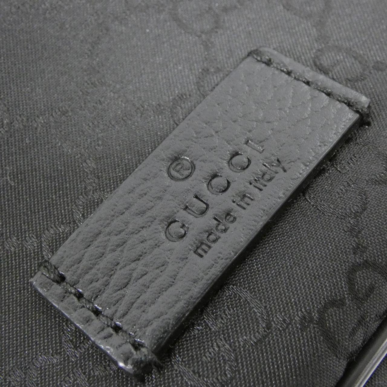 GUCCI GG Supreme 449182 G1XHN Shoulder Bag Nylon 黑色 尼龍 中古品A - 縮圖 6