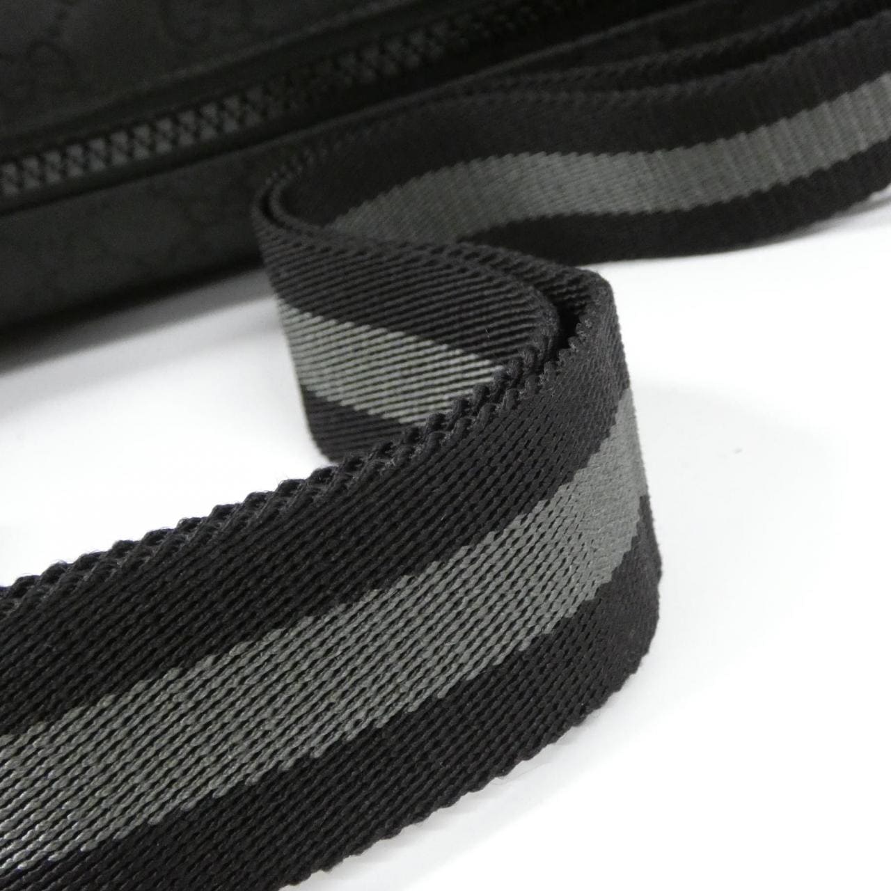 GUCCI GG Supreme 449182 G1XHN Shoulder Bag Nylon 黑色 尼龍 中古品A - 縮圖 7