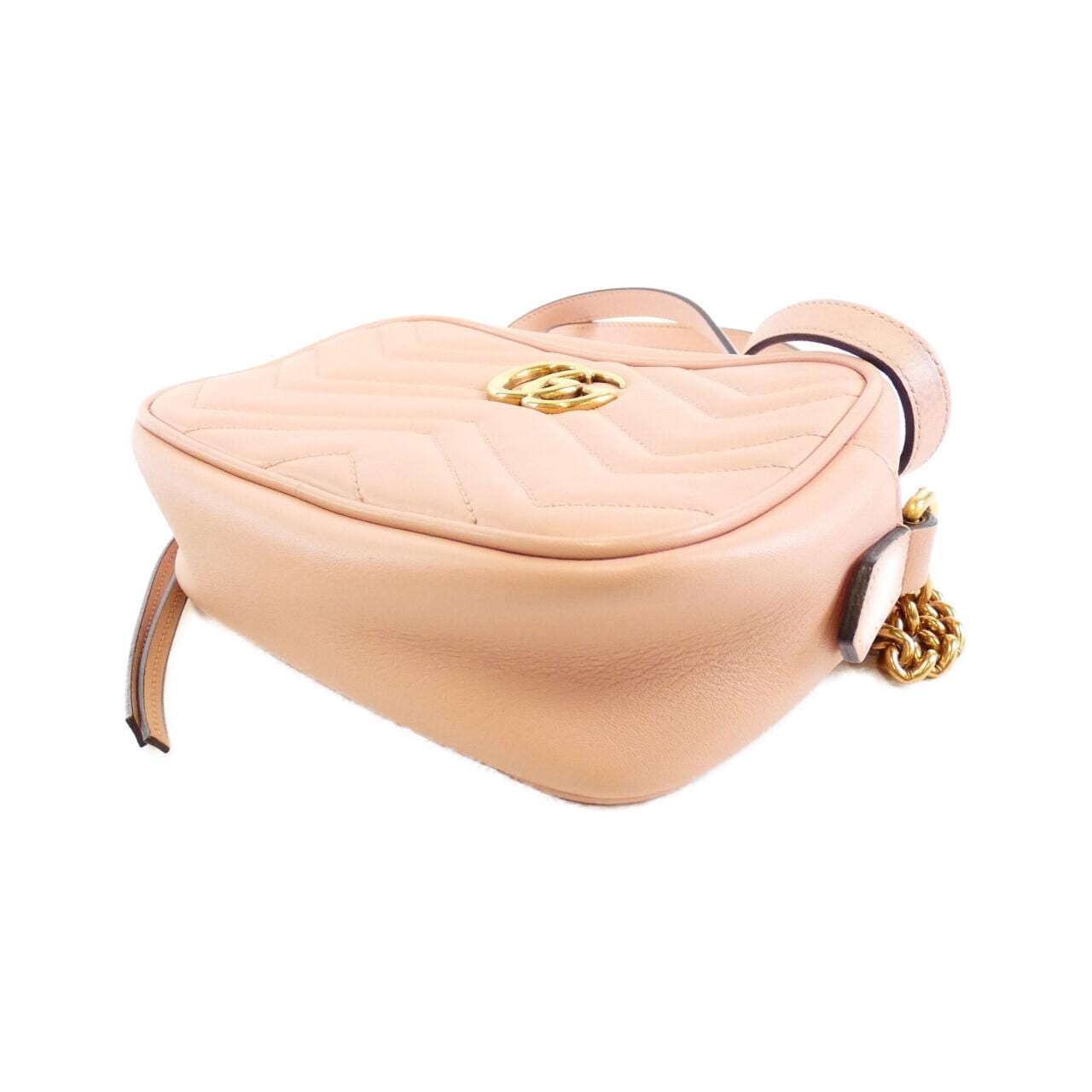 GUCCI GG Marmont 448065 DTD1T Shoulder Bag Leather Black Leather - Thumbnail 3