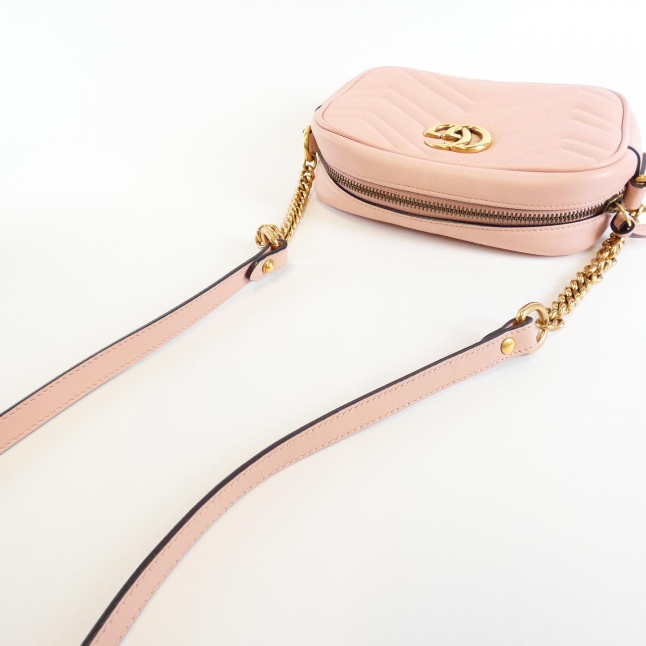 GUCCI GG Marmont 448065 DTD1T Shoulder Bag Leather Black Leather - Thumbnail 5