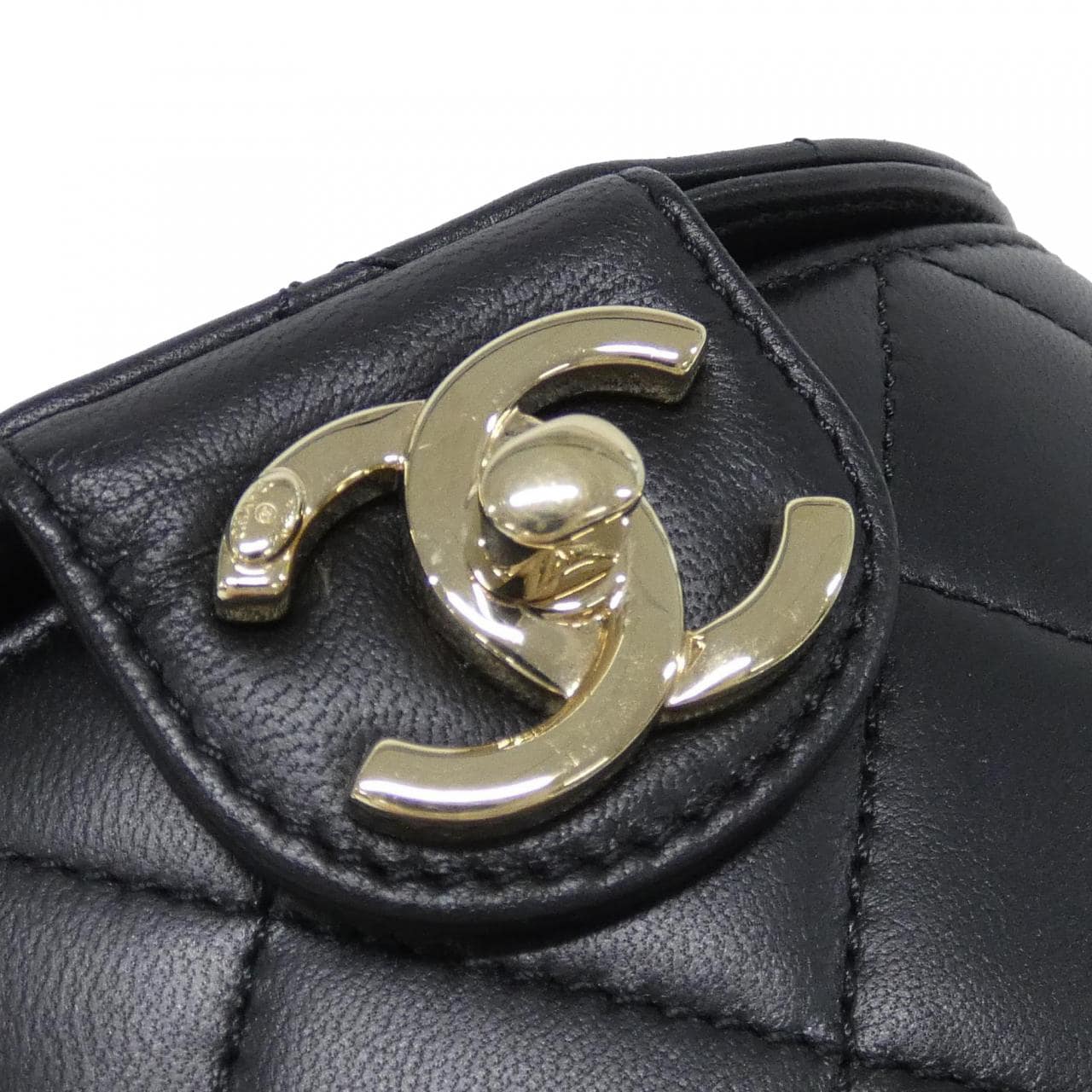 CHANEL Chanel 19 AS1355 Shoulder Lambskin 黑色 羊皮 中古品A - 縮圖 6