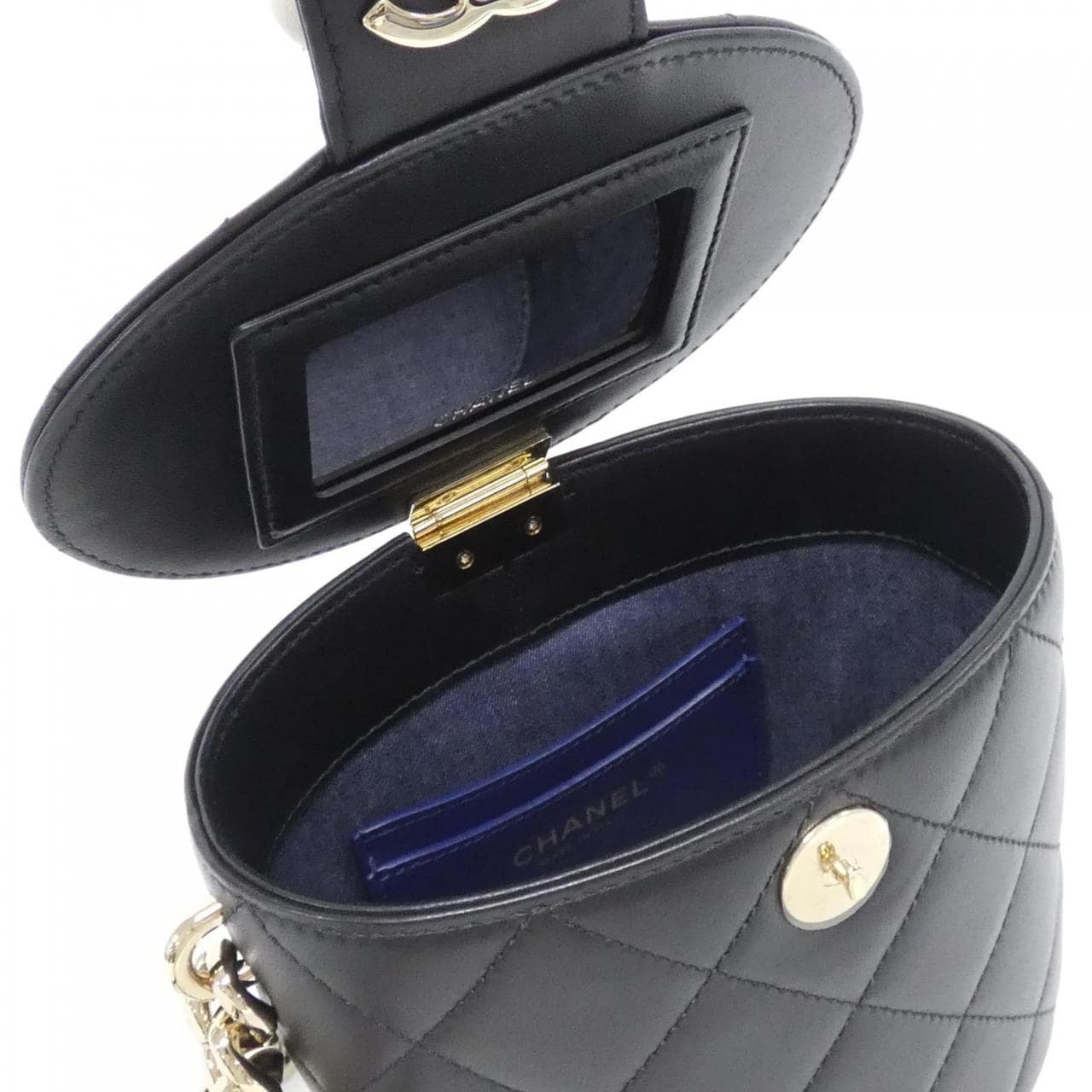 CHANEL Chanel 19 AS1355 Shoulder Lambskin 黑色 羊皮 中古品A - 縮圖 8