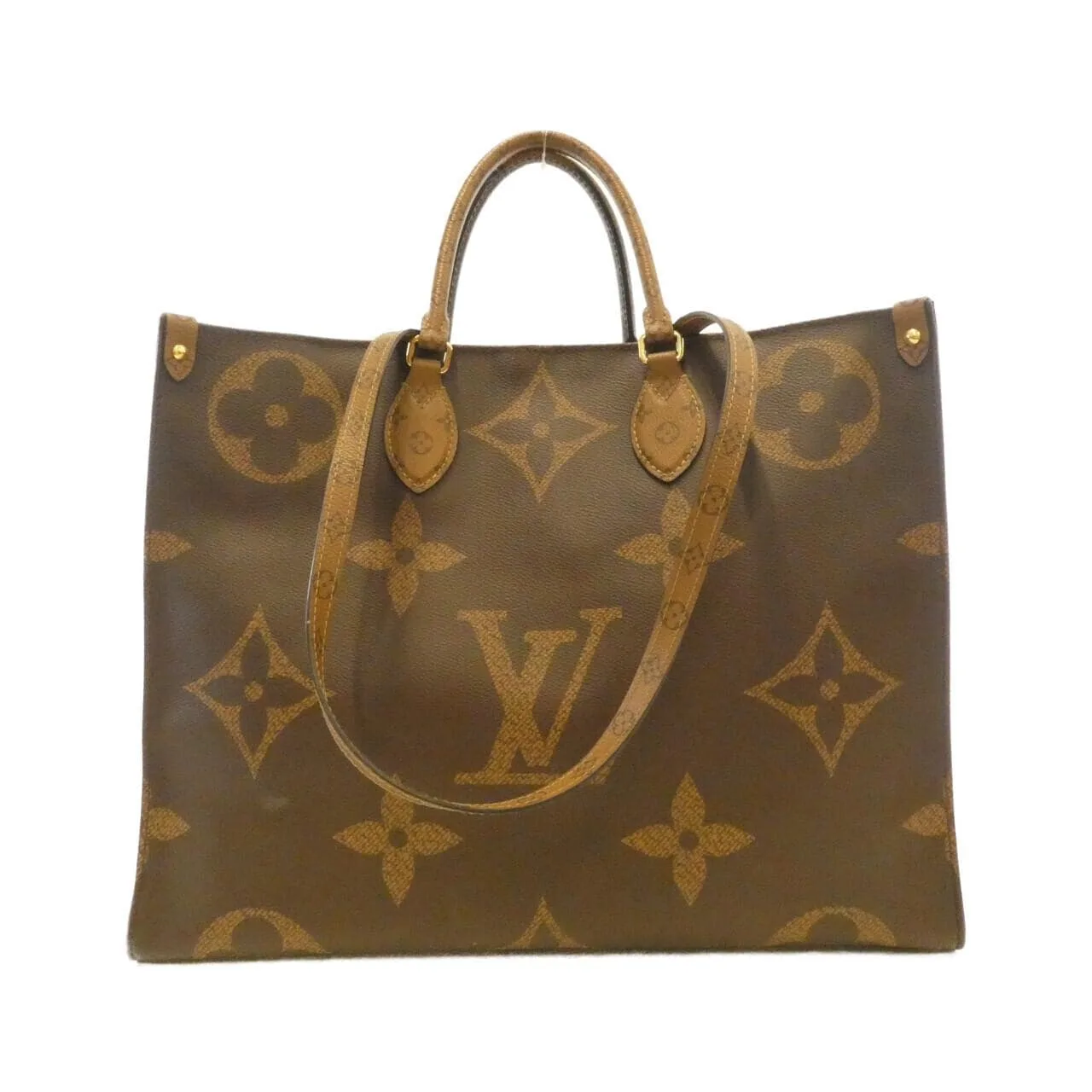 LOUIS VUITTON OnTheGo M44576 Handbag Monogram Black