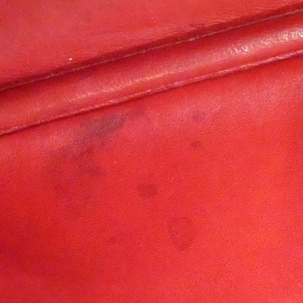 HERMES Bolide 023350CC Handbag Leather Rouge 皮革 中古品B - 縮圖 10