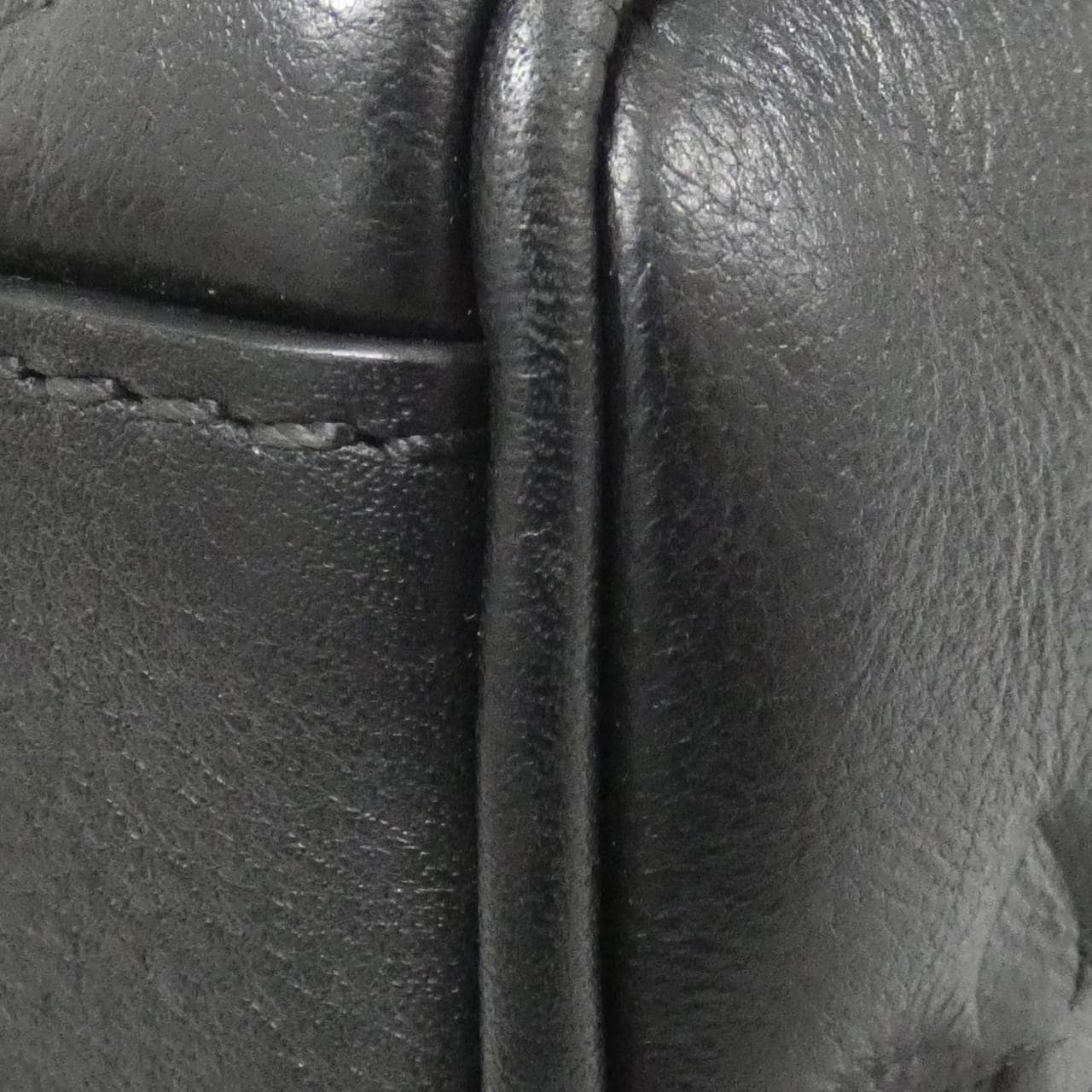 LOUIS VUITTON Speedy M58631 Boston Bag Lambskin Black Lambskin - Thumbnail 2