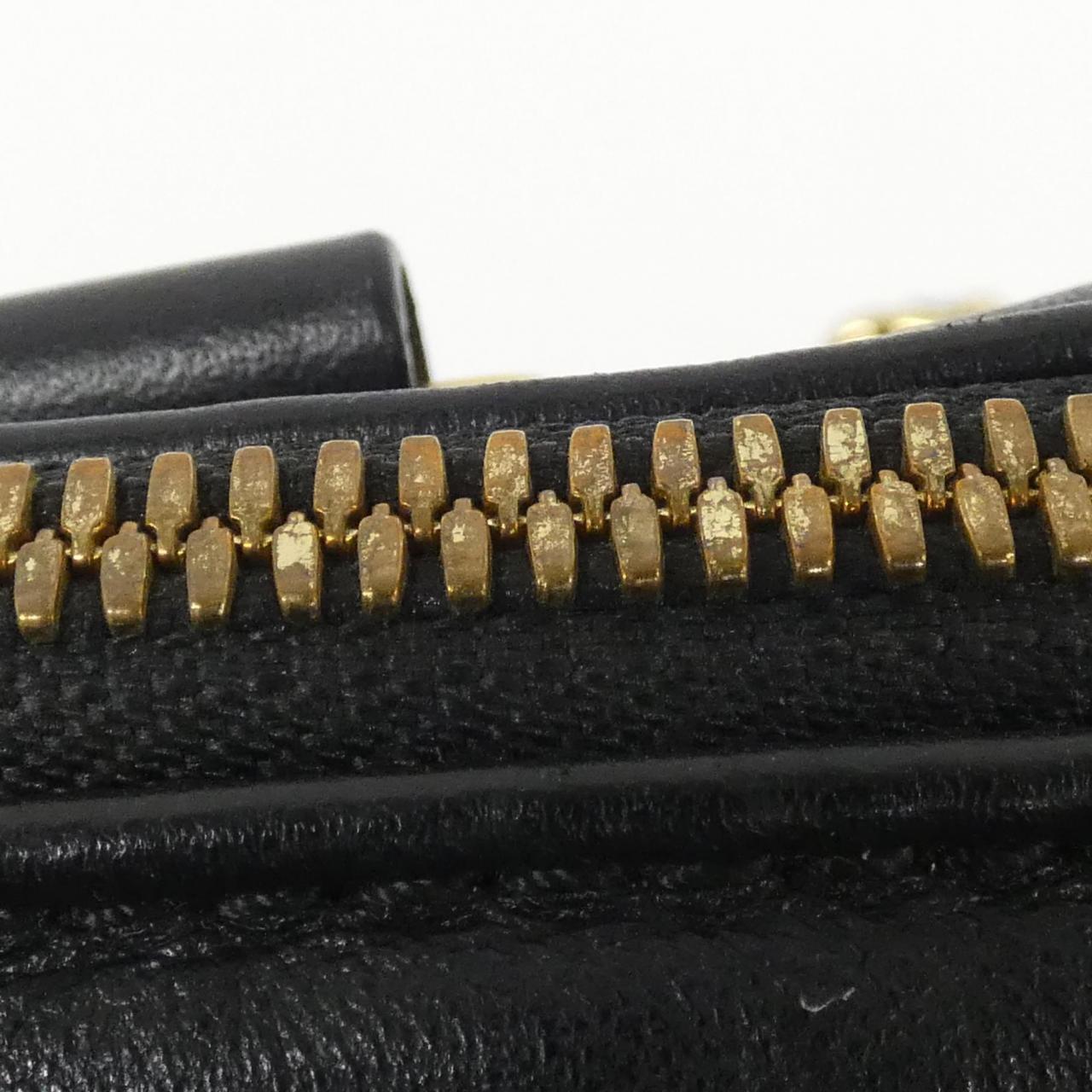 LOUIS VUITTON Speedy M58631 Boston Bag Lambskin Black Lambskin - Thumbnail 4