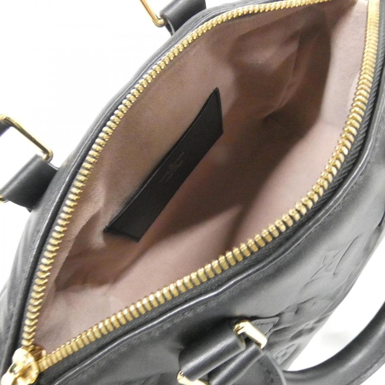 LOUIS VUITTON Speedy M58631 Boston Bag Lambskin Black Lambskin - Thumbnail 8