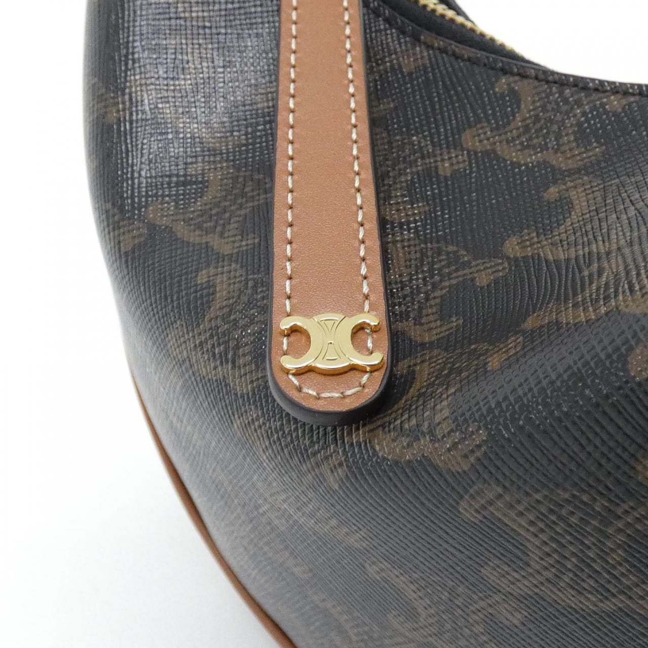 CELINE 120722FQM Shoulder Canvas 黑色 帆布 新品 - 縮圖 3