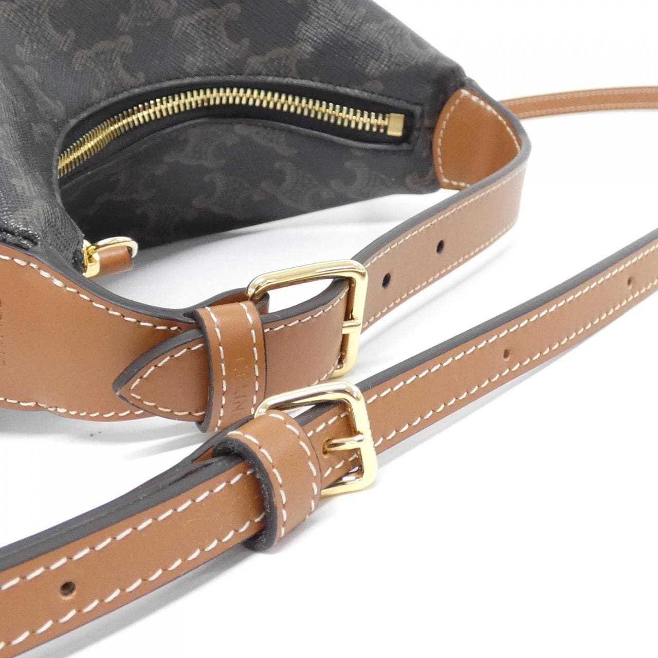 CELINE 120722FQM Shoulder Canvas 黑色 帆布 新品 - 縮圖 4