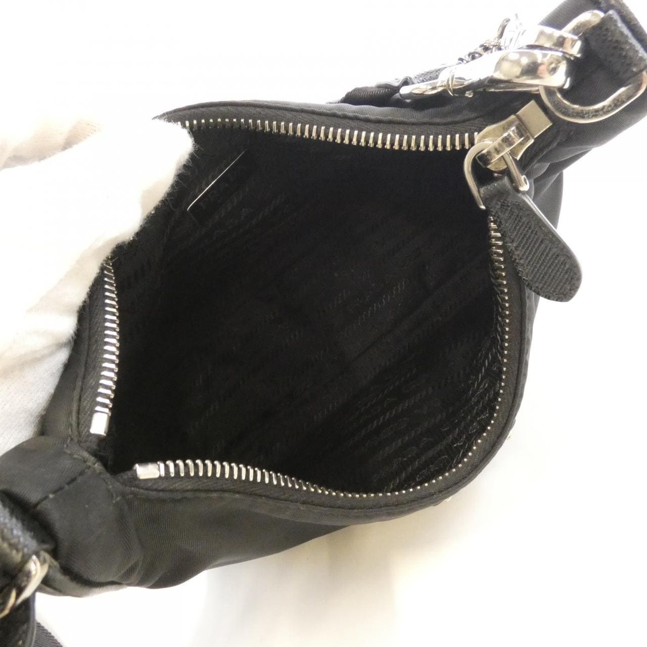 PRADA 1BH204 Shoulder Bag Black - Thumbnail 6