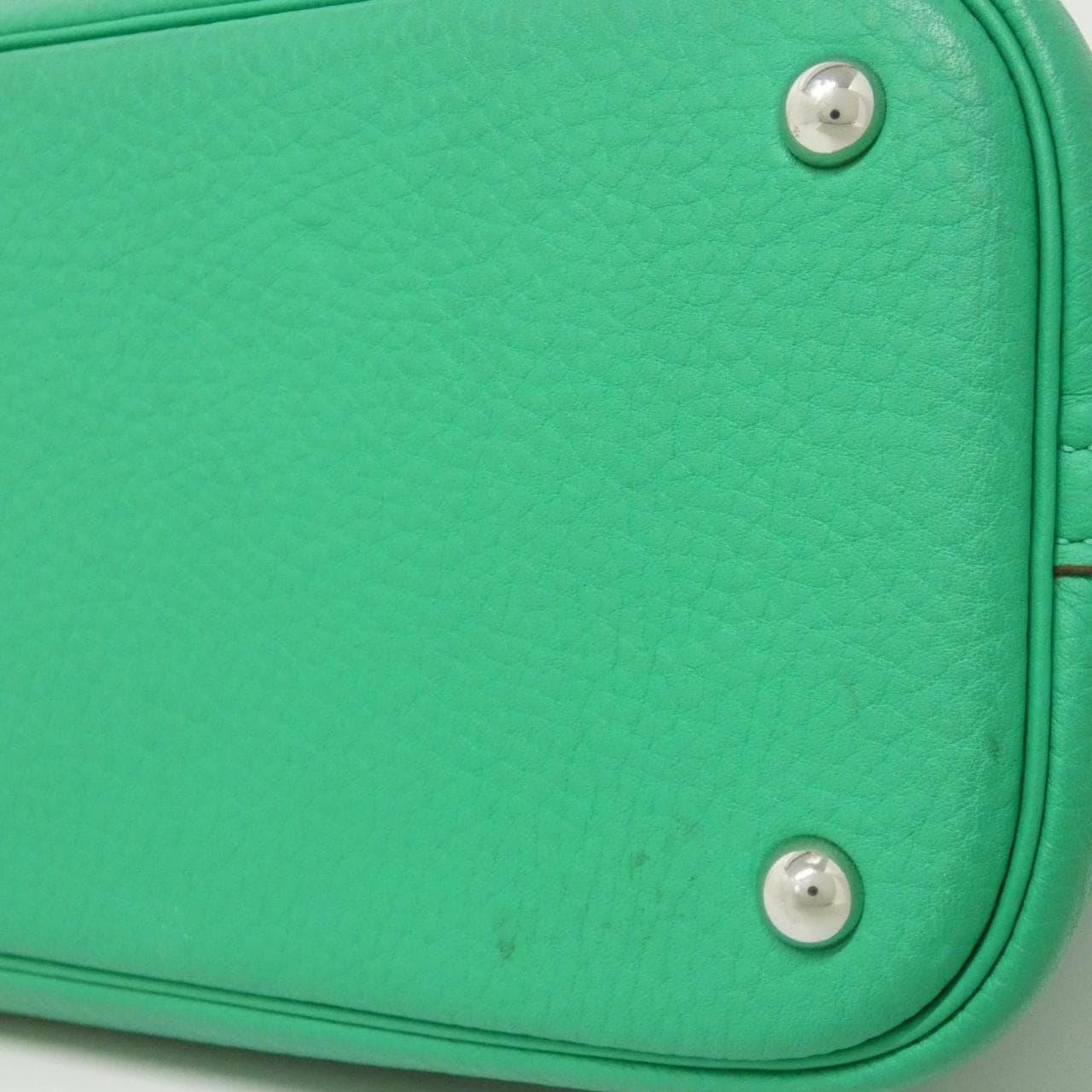 HERMES HERMÈS Bolide 073420CK Bag Clemence 黑色 Clemence 皮 - 縮圖 4