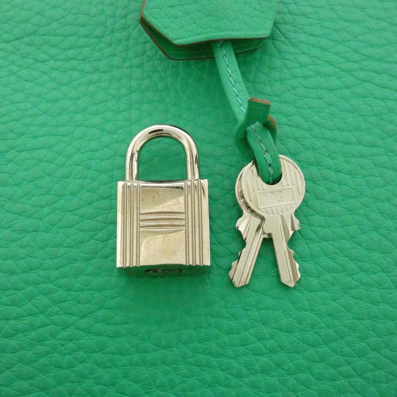 HERMES HERMÈS Bolide 073420CK Bag Clemence 黑色 Clemence 皮 - 縮圖 5