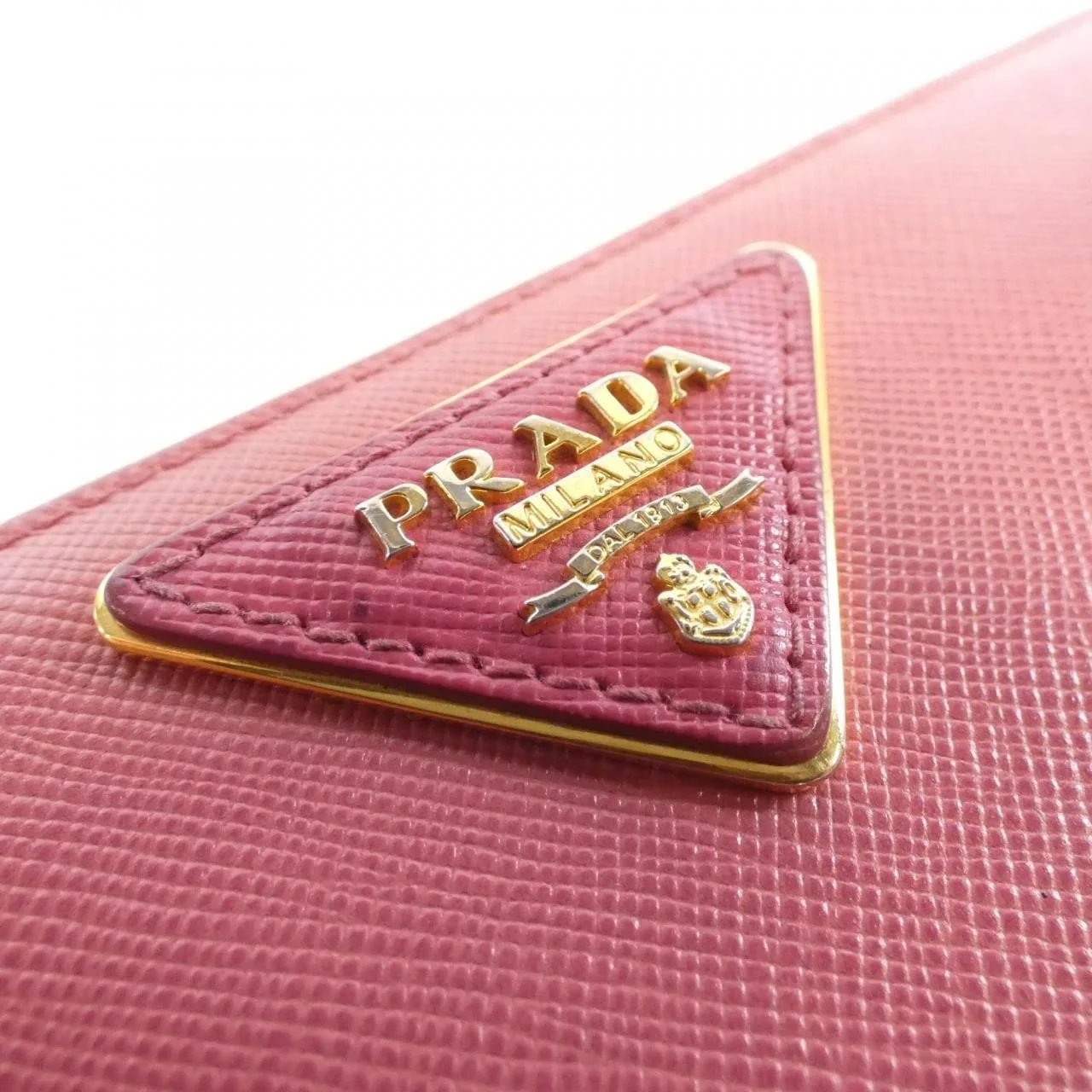 PRADA 1M1183 Wallet 黑色 中古品B - 縮圖 4