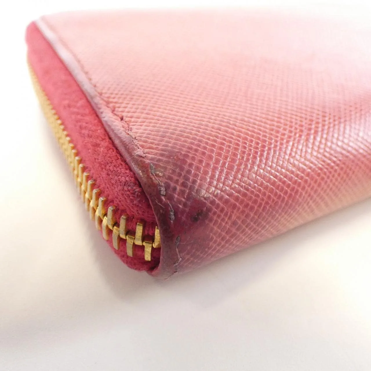 PRADA 1M1183 Wallet 黑色 中古品B - 縮圖 5