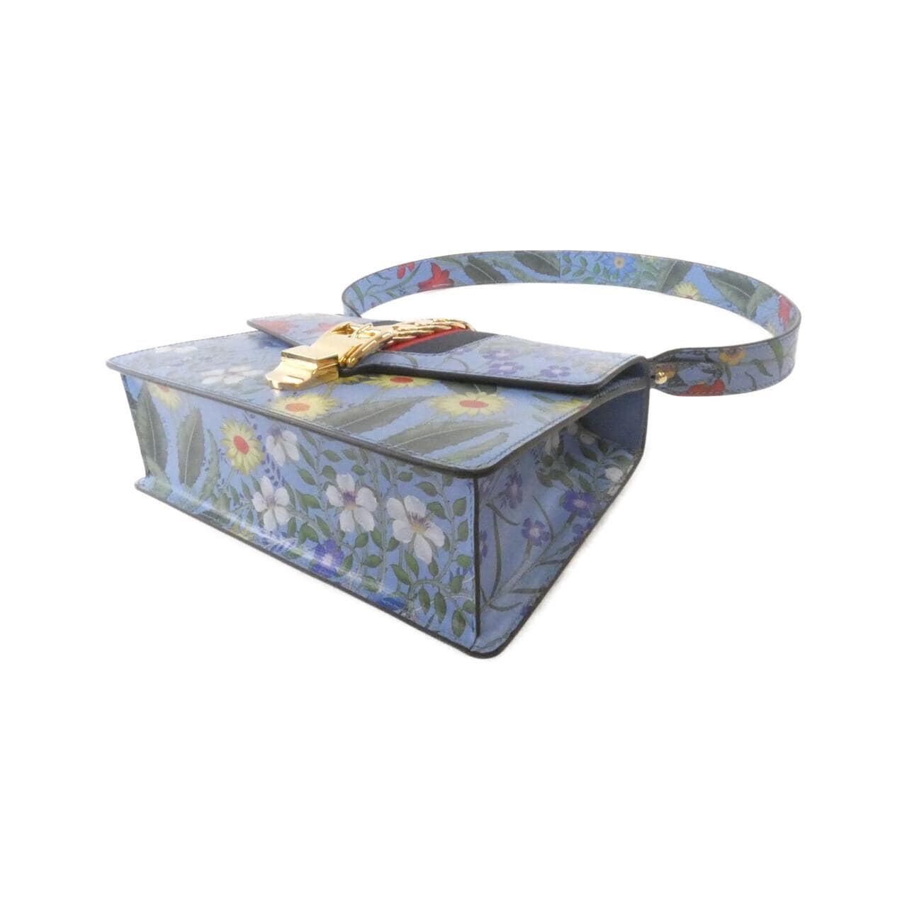 GUCCI 421882 D7UCG Shoulder Bag Leather 黑色 皮革 中古品A - 縮圖 3