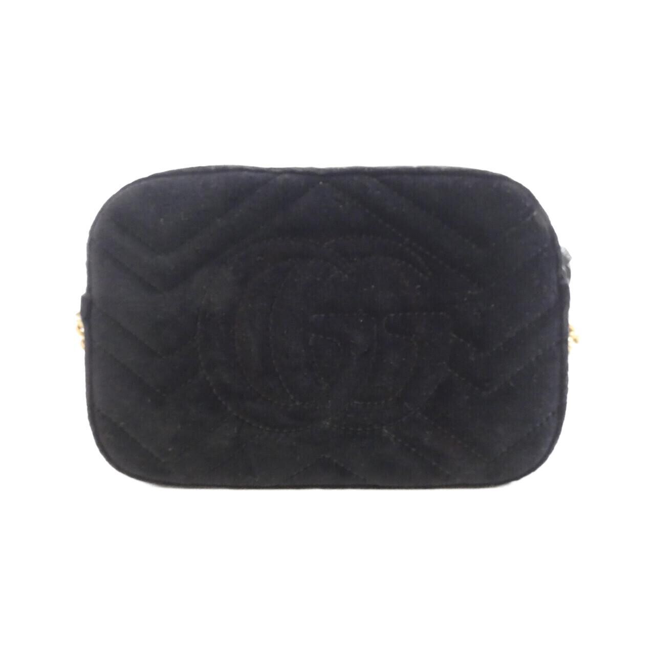 GUCCI GG Marmont 448065 9FRRT Shoulder Bag Black - Thumbnail 2