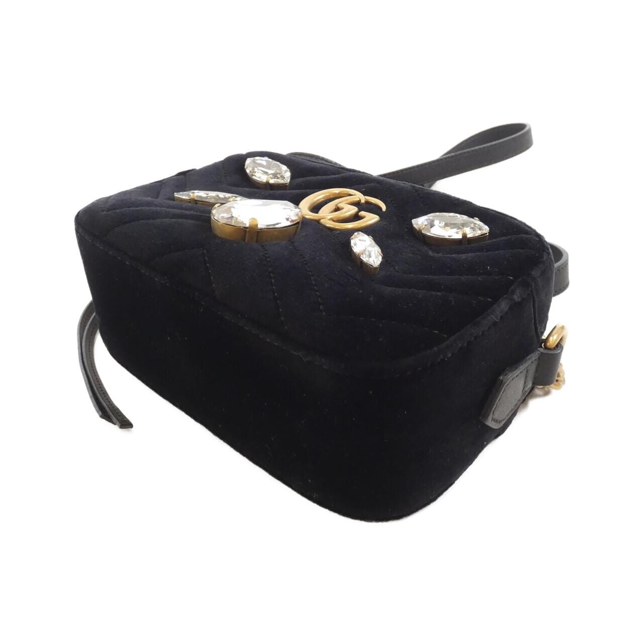 GUCCI GG Marmont 448065 9FRRT Shoulder Bag Black - Thumbnail 3