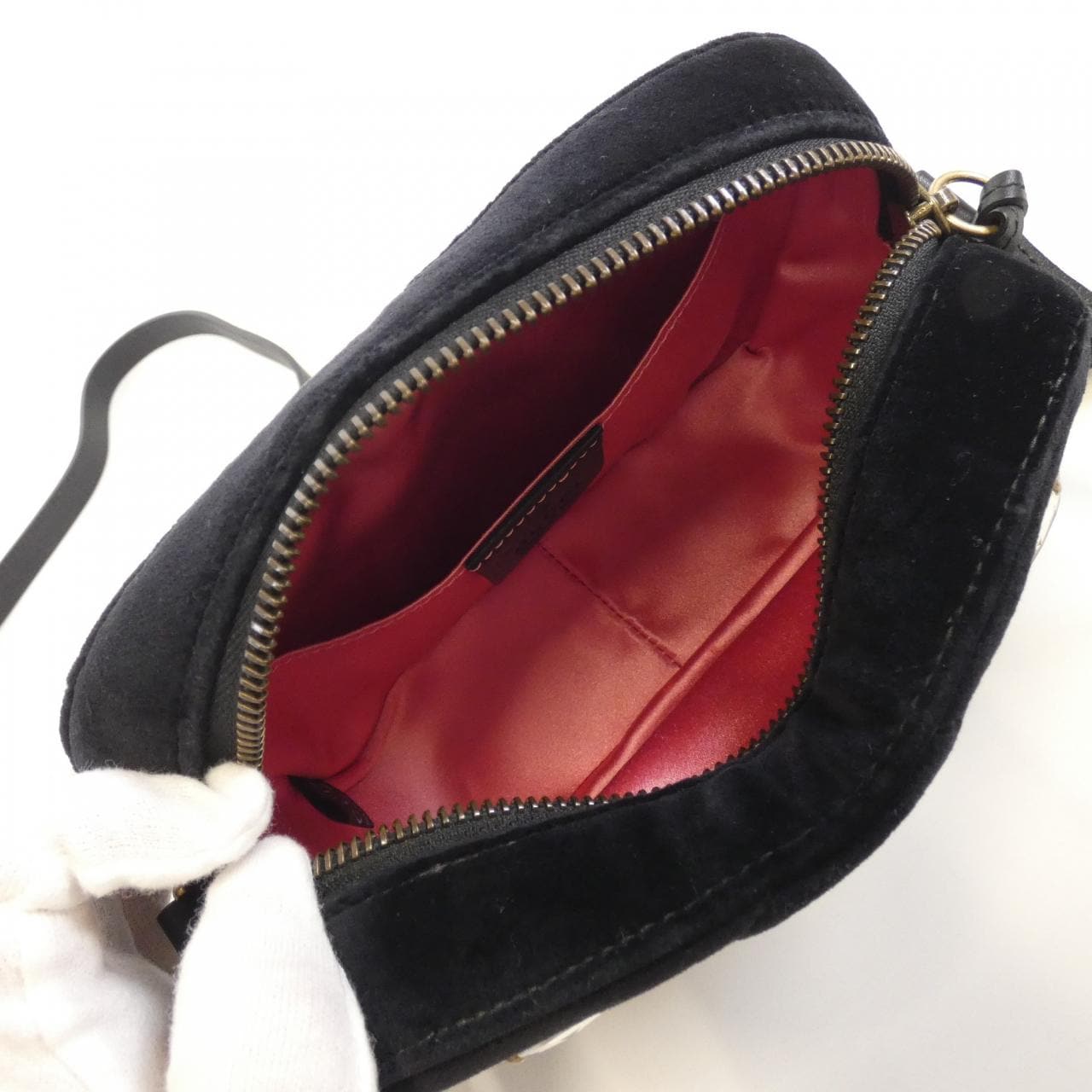 GUCCI GG Marmont 448065 9FRRT Shoulder Bag Black - Thumbnail 7