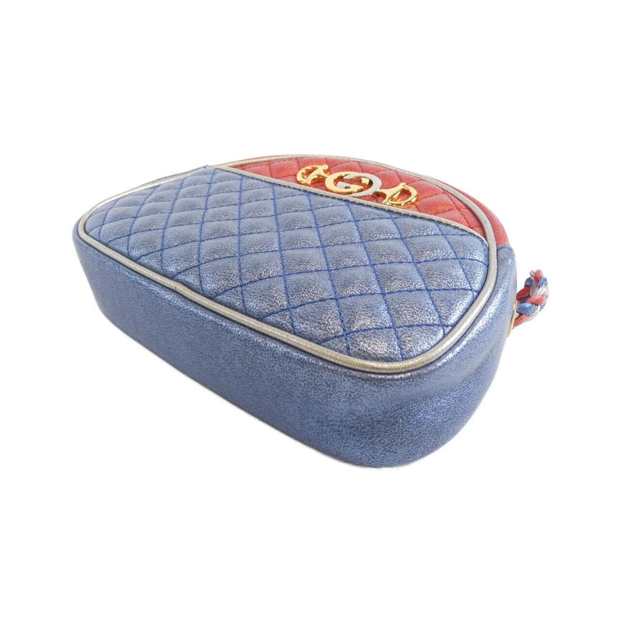 GUCCI 534951 0U14X Shoulder Bag Leather 黑色 皮革 中古品A - 縮圖 3