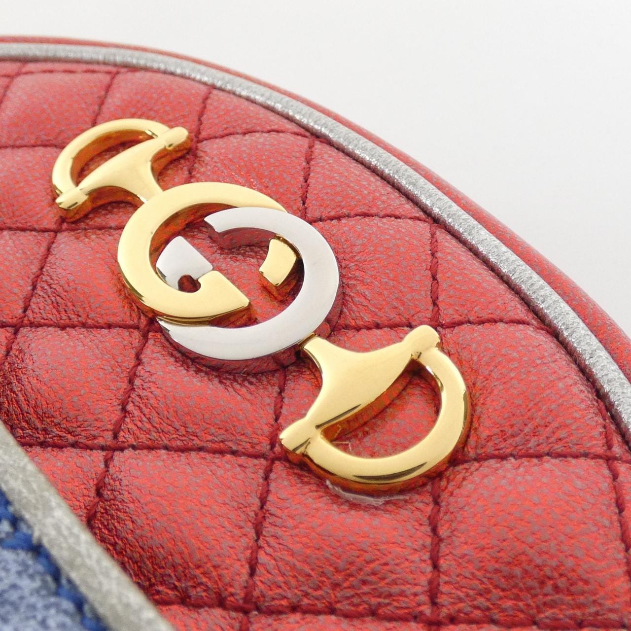 GUCCI 534951 0U14X Shoulder Bag Leather 黑色 皮革 中古品A - 縮圖 4