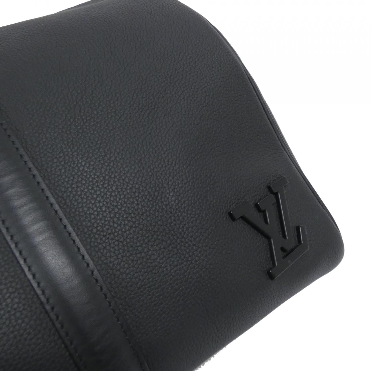 LOUIS VUITTON Keepall M57088 Boston Bag Lambskin Black Lambskin - Thumbnail 6