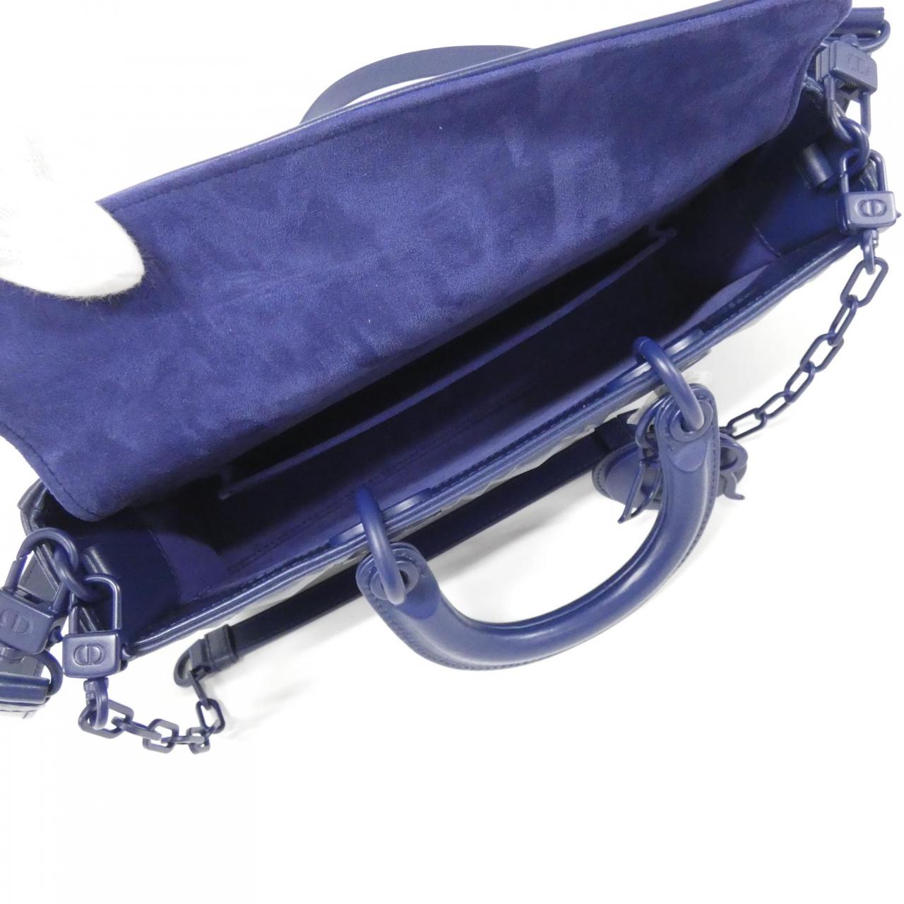 DIOR Lady D-Joy M0540INEA Bag 藍色 中古品A - 縮圖 8