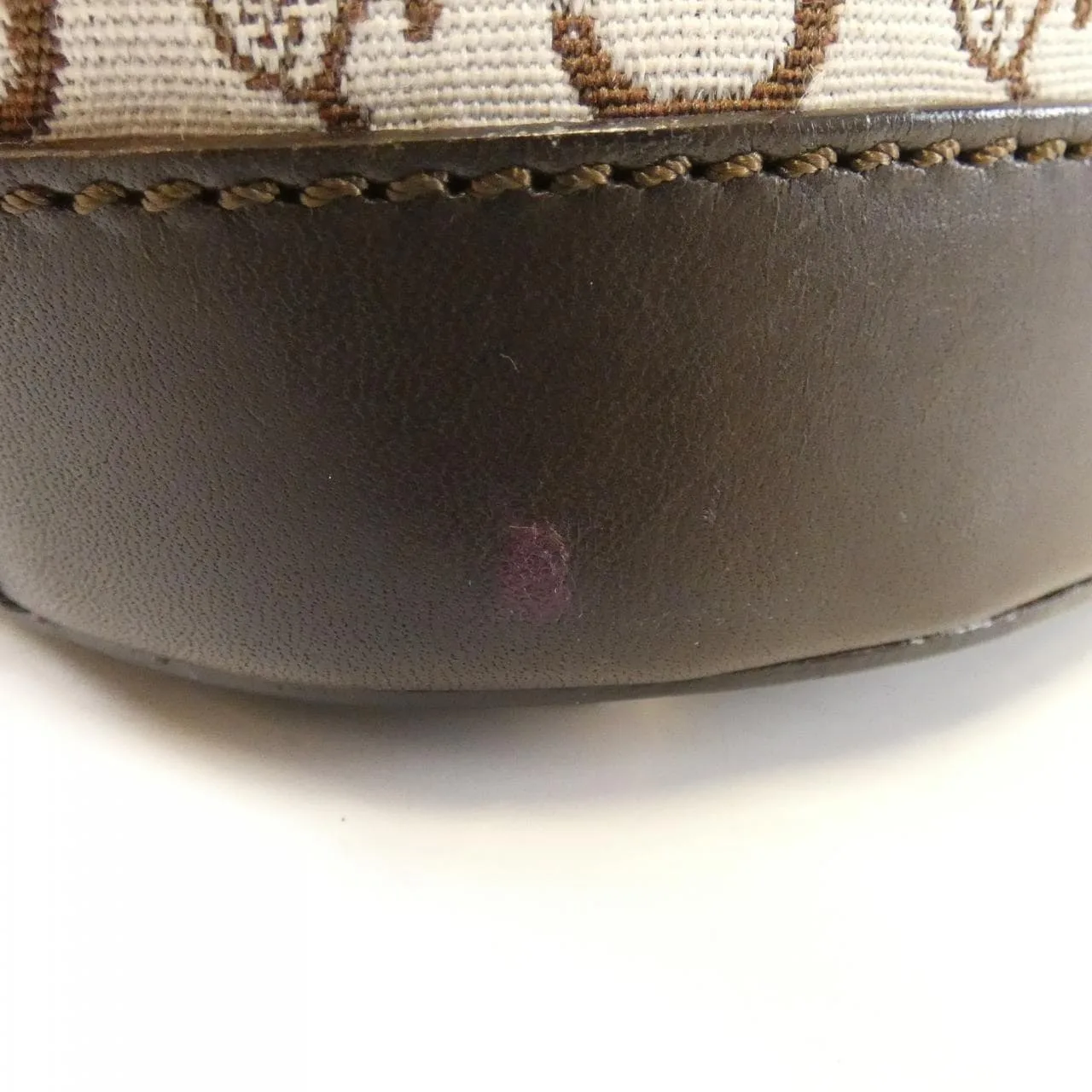 CELINE Handbag Canvas 白色 帆布 中古品B - 縮圖 3