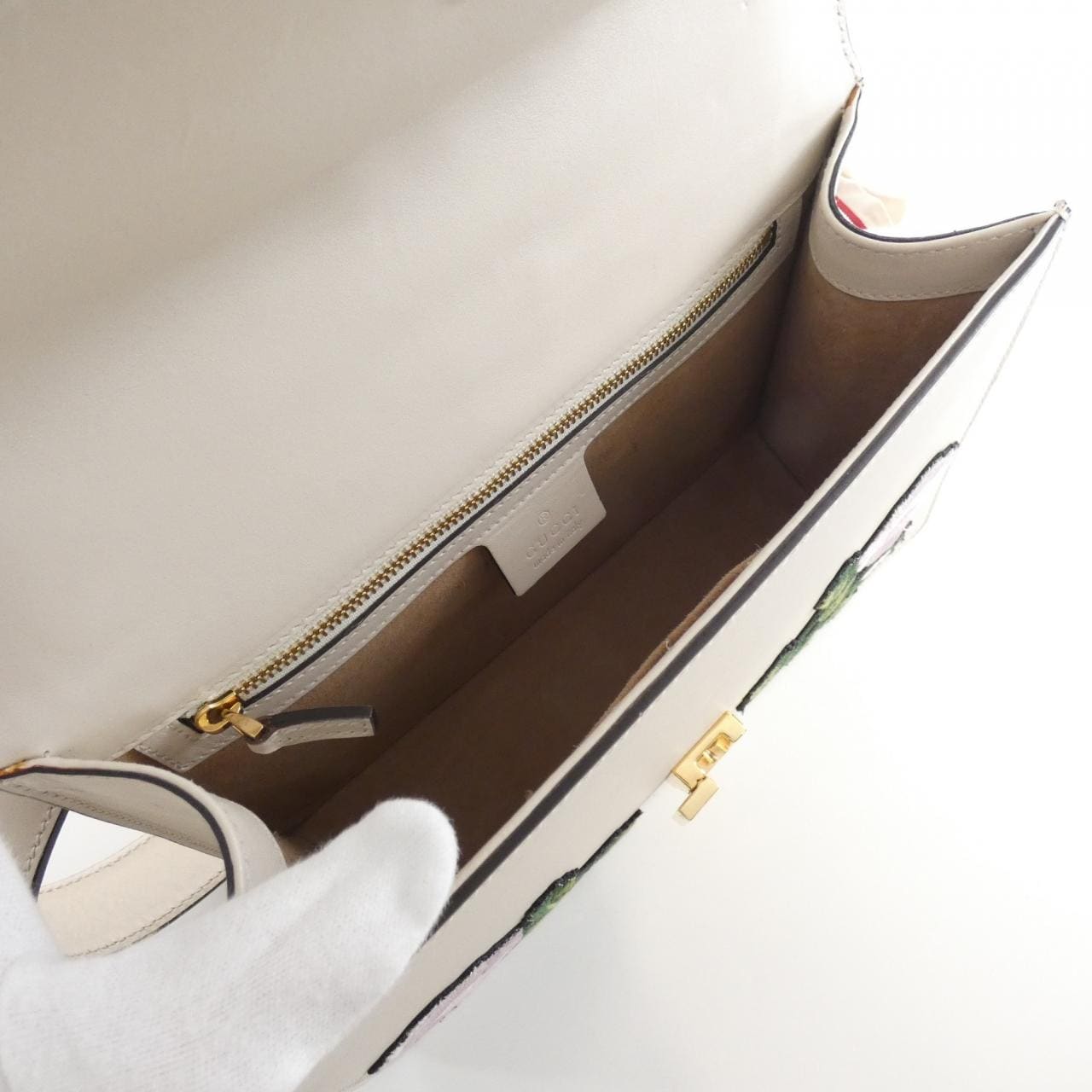 GUCCI 421882 D4ZQG Shoulder Bag Leather Black Leather - Thumbnail 9