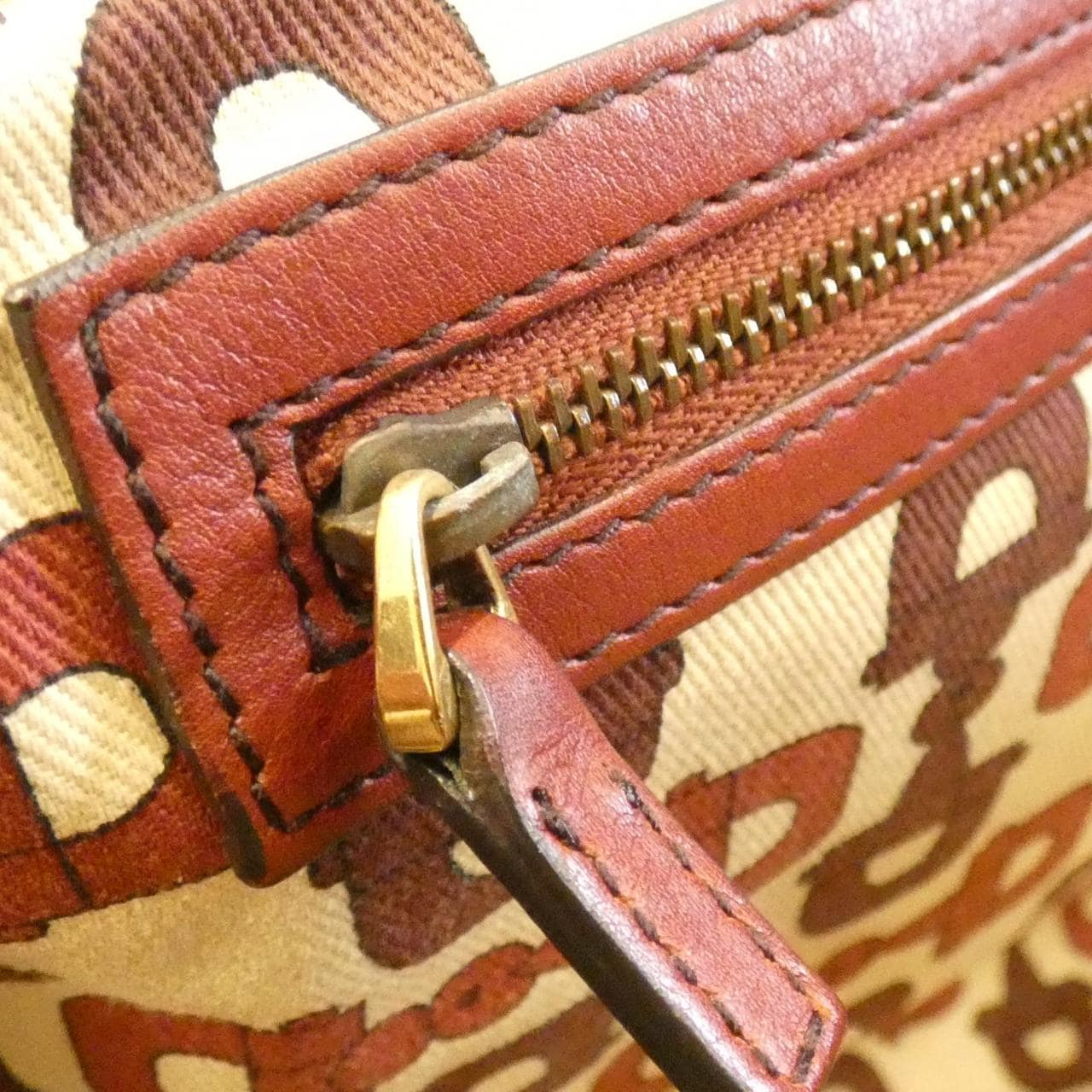 GUCCI 207291 Bag Leather Brown Leather Rank B - Thumbnail 9